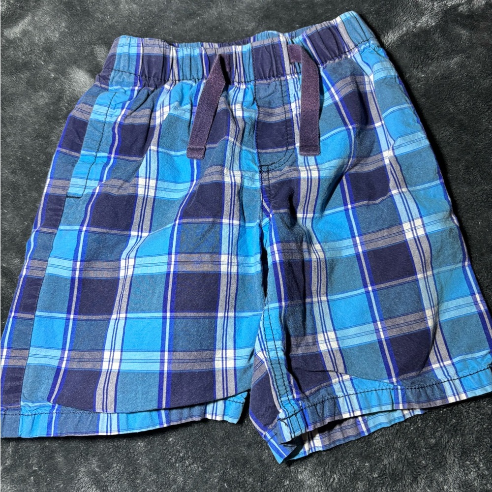 OshKosh B'gosh Blue Plaid Kids Shorts